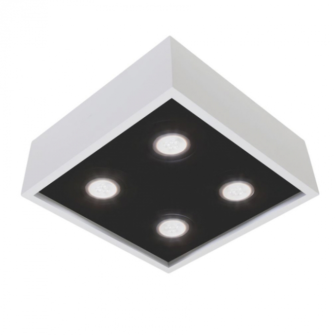 Plafon Usina Premium 4L MR16 250X250X85mm 4500/25