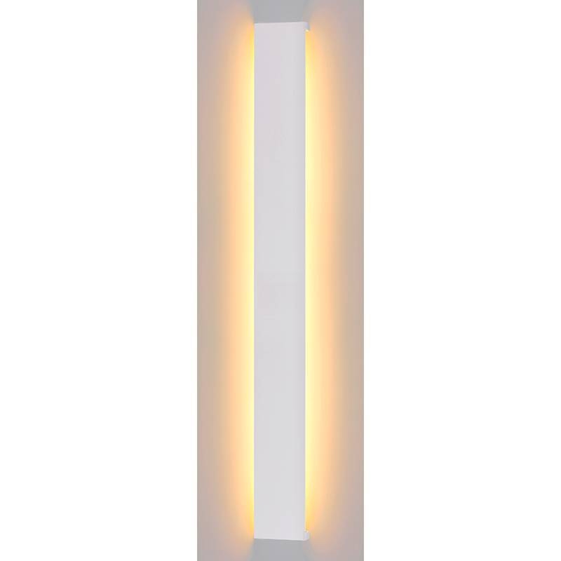 Arandela Nordecor Yeni Branca 700mm 20 watts 3000K IP65 Bivolt 700x80x25mm 2803