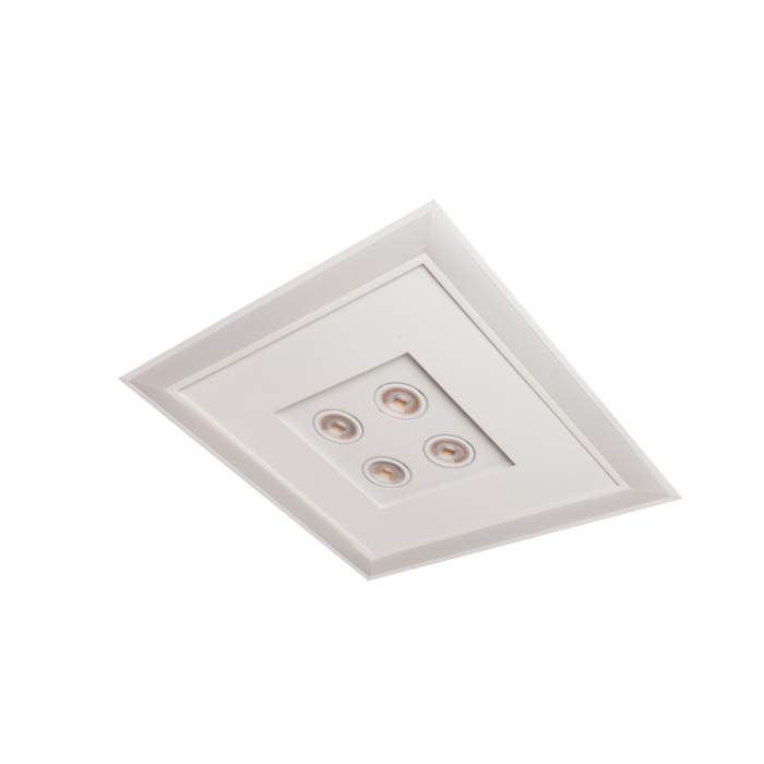 Embutido Bore Pro Usina 4L MR16 + Led 36,6 watts 420x420x110mm 19201/42LED