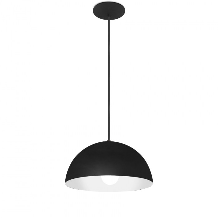 Pendente Usina Balon Sem Difusor 1L E27 Ø320X150mm 16015/32