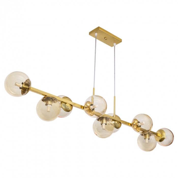 Pendente Usina Mousse Globo Ø140mm 9L E27 G45 306X1250X218mm 16820/9