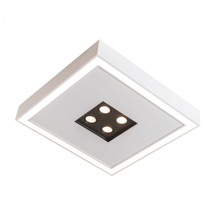 Plafon Bore Pro Usina 4L MR16 + Led 49,2 watts 620x620x80mm 19205/62LED