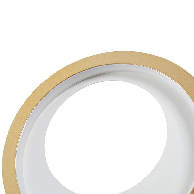 Arandela Nordecor Zahal 15 watts 3000K Dourado Bivolt 310x225mm 2509