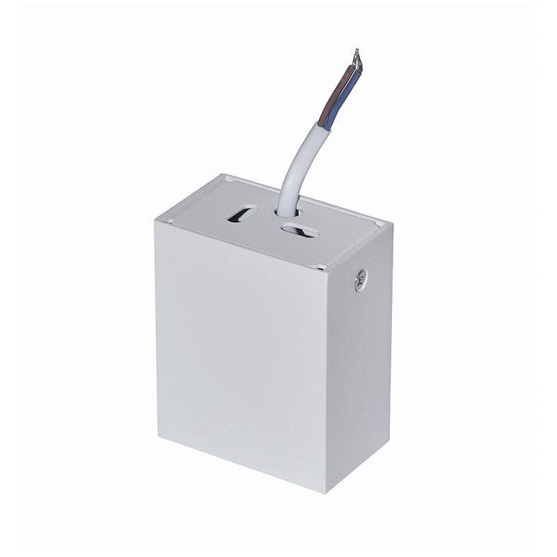 Spot Sobrepor Nordecor Downlight Powerus 2 Focos 4 watts 3000K Branco e Preto IRC90 38° Bivolt 55x36x70mm 6397