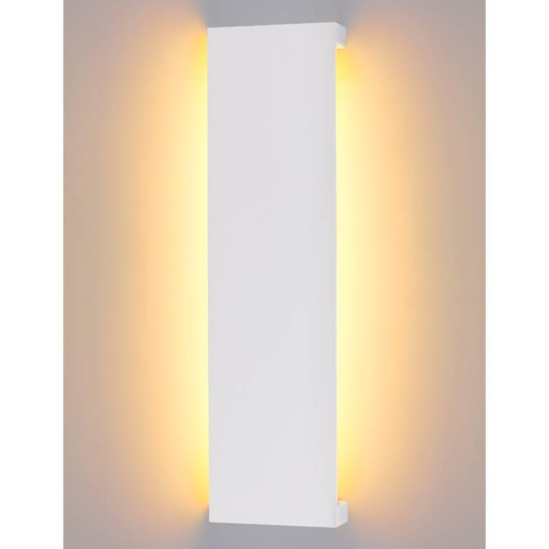 Arandela Nordecor Yeni Branca 7 watts 300mm 3000K IP65 Bivolt 300x80x25mm 2799