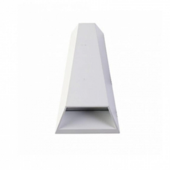 Arandela Nordecor Mid Branco Facho Duplo Aberto e Fechado 10 watts 3000K IP65 Bivolt 175x119mm 2007