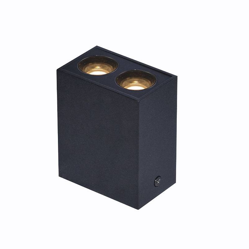  Spot Sobrepor Nordecor Downlight Powerus 2 Focos 4 watts 3000K Preto IRC90 35° Bivolt 55x36x70mm 6398