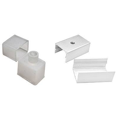 Kit Garra e Tampa Para Perfil Sobrepor Flexível Nordecor 40 unidades 4259