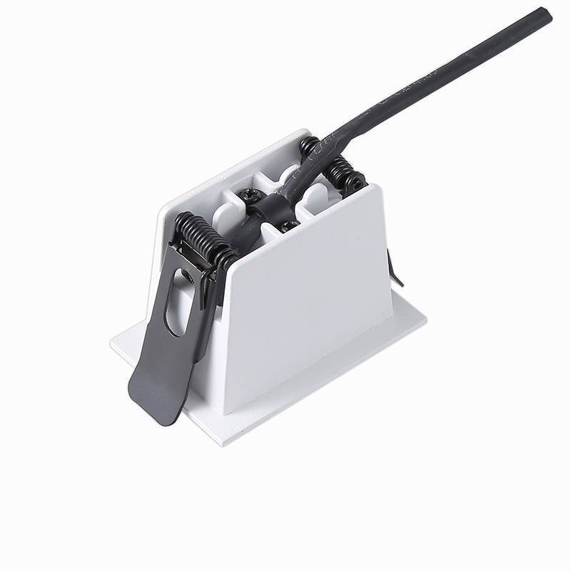 Embutido Nordecor Downlight Powerus 2 Focos 4 watts Branco e Preto 3000K IRC90 38° Bivolt 69x46x52mm 6371