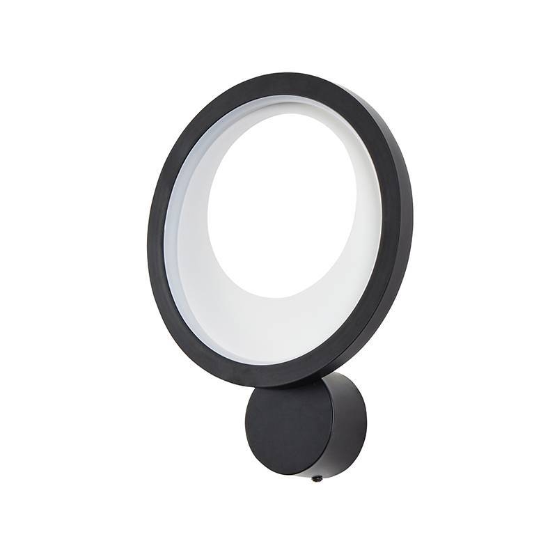 Arandela Nordecor Zahal 15 watts 3000K Preto Bivolt 310x225mm 2510