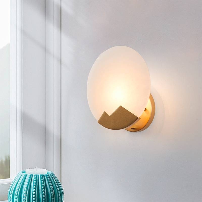 Arandela Nordecor Magi 1L E14 Ouro Champagne Ø260mm 2730