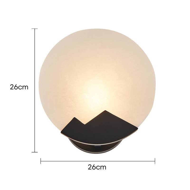 Arandela Nordecor Magi 1L E14 Preto Ø260mm 2753