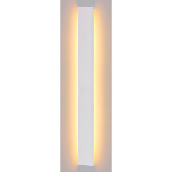 Arandela Nordecor Yeni Branca 700mm 20 watts 3000K IP65 Bivolt 700x80x25mm 2803