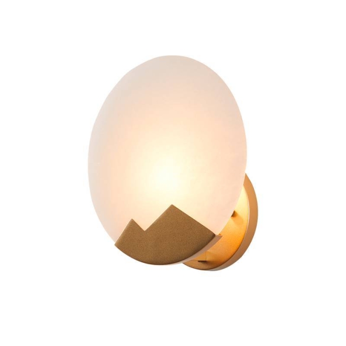 Arandela Nordecor Magi 1L E14 Ouro Champagne Ø260mm 2730