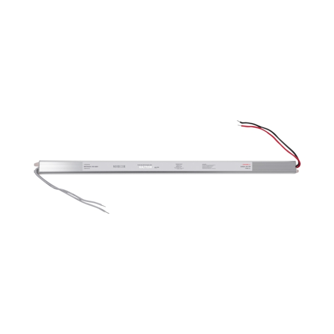 Fonte 24V Slim Nordecor 3A 72 watts IP20 317x18x18mm (Ultra Fina) 7070