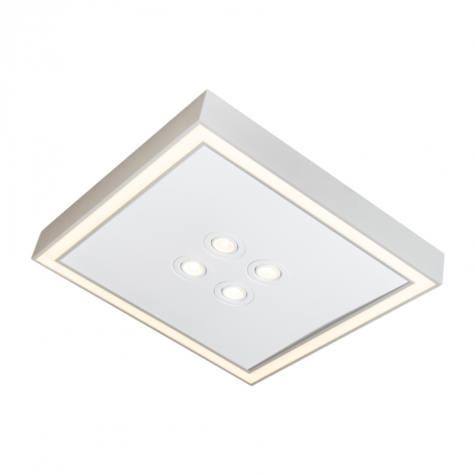 Plafon Usina Scala Pro 4L MR16 + Led 52,8 watts 550x550x80mm 19235/55LED3