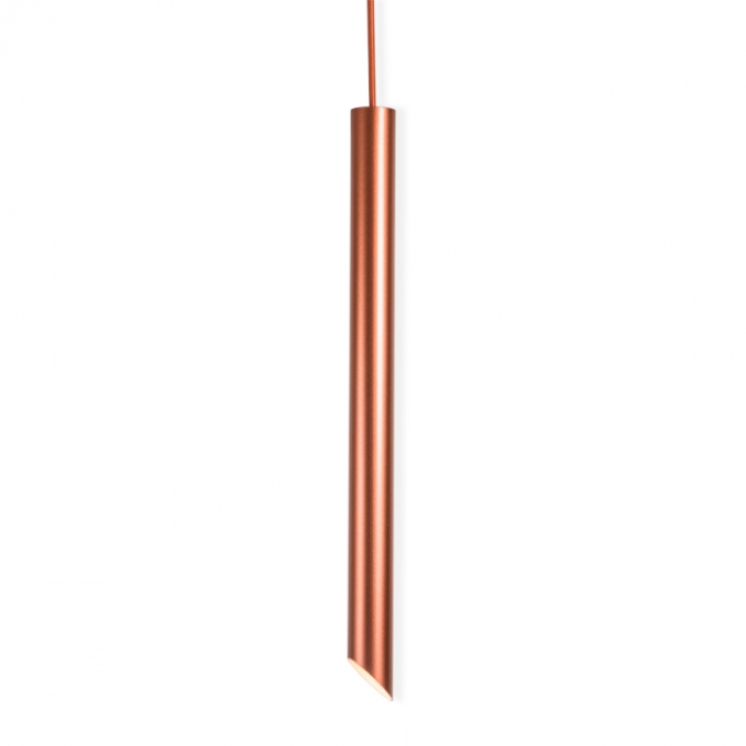 Pendente Usina Flauta 1L MR11 Ø38X500mm 16675/50
