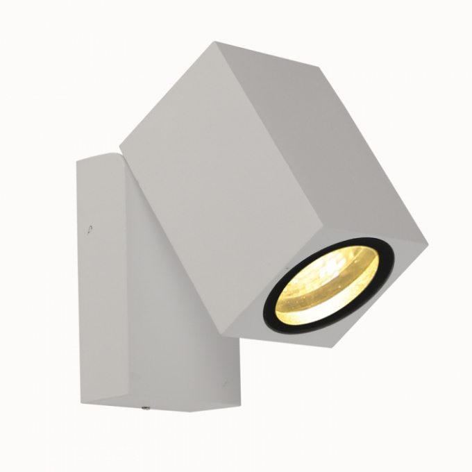 Arandela Nordecor Kubi Articulável Branca 5 watts 3000K IP65 Bivolt 165x65x130mm 2132