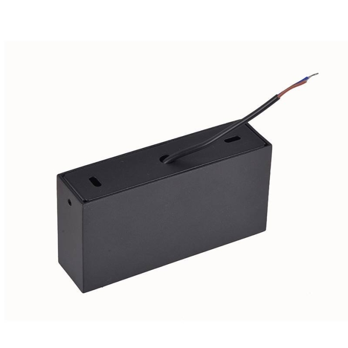  Spot Sobrepor Nordecor Downlight Powerus 5 Focos 10 watts 3000K Preto IRC90 38° Bivolt 137x35x70mm 6390