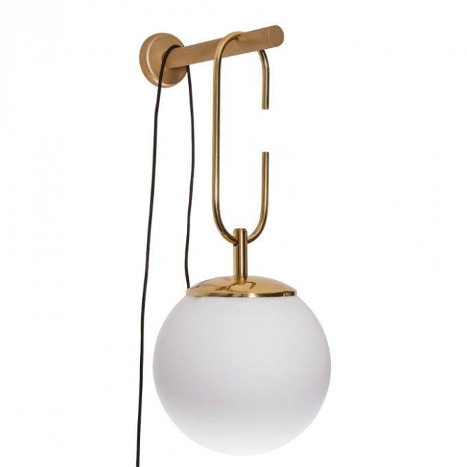 Arandela Usina Quíron Globo Ø140mm 1L E27 Ø140X505X265mm 16609/1