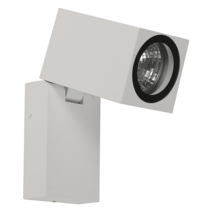 Arandela Nordecor Kubi Articulável Branca 5 watts 3000K IP65 Bivolt 165x65x130mm 2132