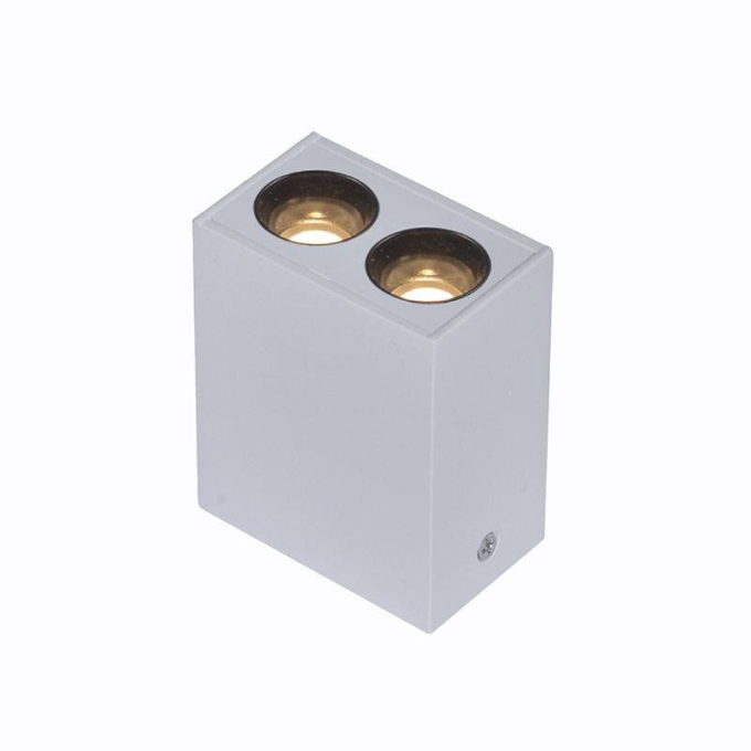  Spot Sobrepor Nordecor Downlight Powerus 2 Focos 4 watts 3000K Branco e Preto IRC90 38° Bivolt 55x36x70mm 6397