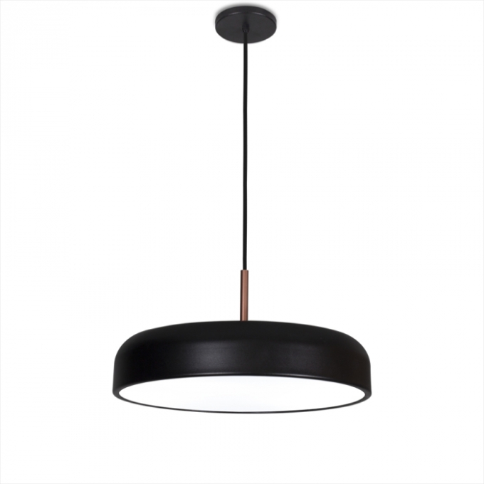 Pendente Usina Titan Difusor Plano 8L E27 Ø600X110mm 16227/60