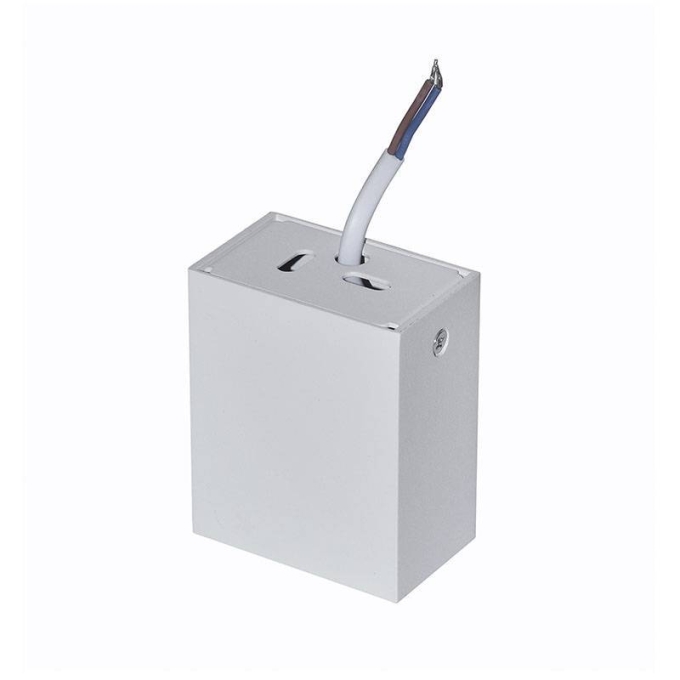  Spot Sobrepor Nordecor Downlight Powerus 2 Focos 4 watts 3000K Branco e Preto IRC90 38° Bivolt 55x36x70mm 6397