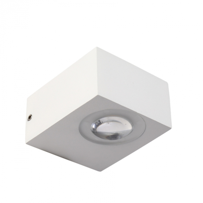 Arandela Nordecor Foluí Branco Retangular Facho Duplo 6 watts 3000K IP65 Bivolt 53x70x83mm 2005