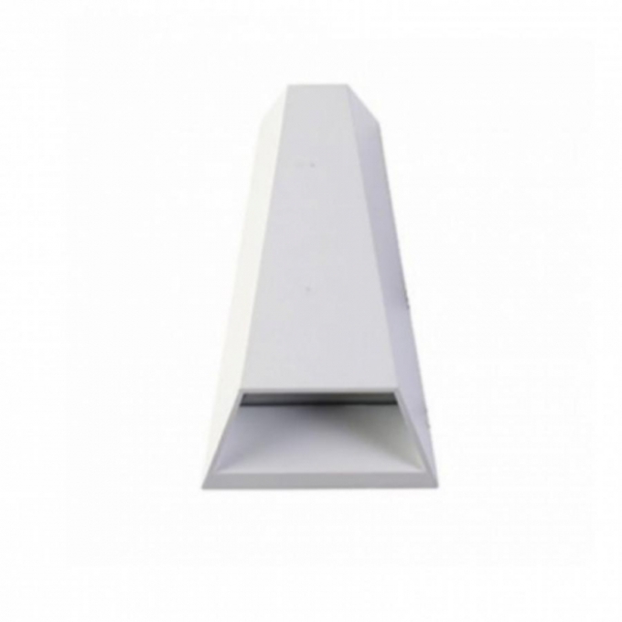 Arandela Nordecor Mid Branco Facho Duplo Aberto e Fechado 10 watts 3000K IP65 Bivolt 175x119mm 2007