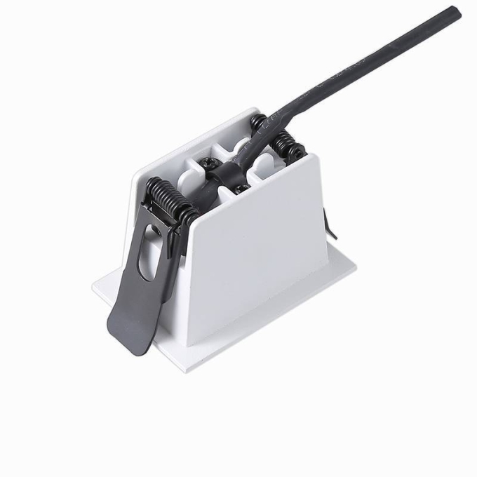 Embutido Nordecor Downlight Powerus 2 Focos 4 watts Branco e Preto 3000K IRC90 38° Bivolt 69x46x52mm 6371