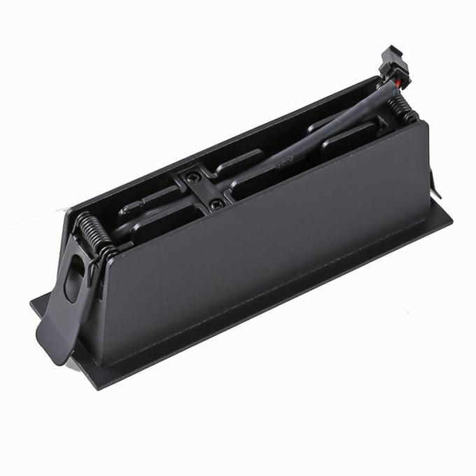Embutido Nordecor Downlight Powerus 5 Focos 10 watts Preto 3000K IRC90 38° Bivolt 148x46x52mm 6376