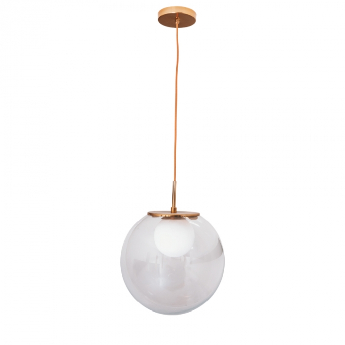 Pendente Usina Prince Globo Duplo 1L G9 Ø300mm 16475/1