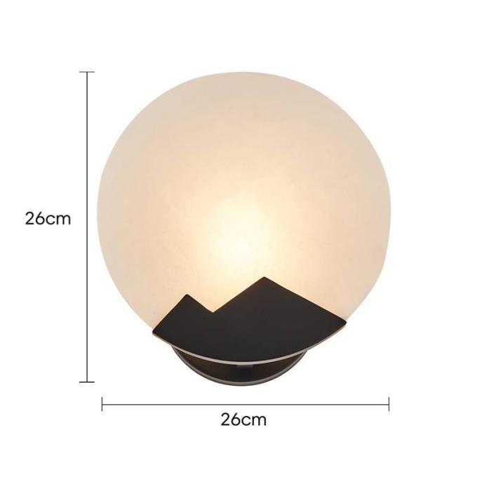 Arandela Nordecor Magi 1L E14 Preto Ø260mm 2753