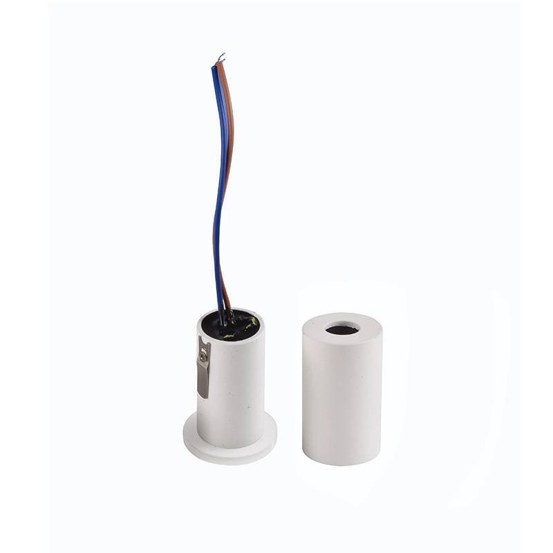 Balizador Nordecor Kinne Redondo Branco 1 watts 3000K IP65 Bivolt Ø35x54mm 6392