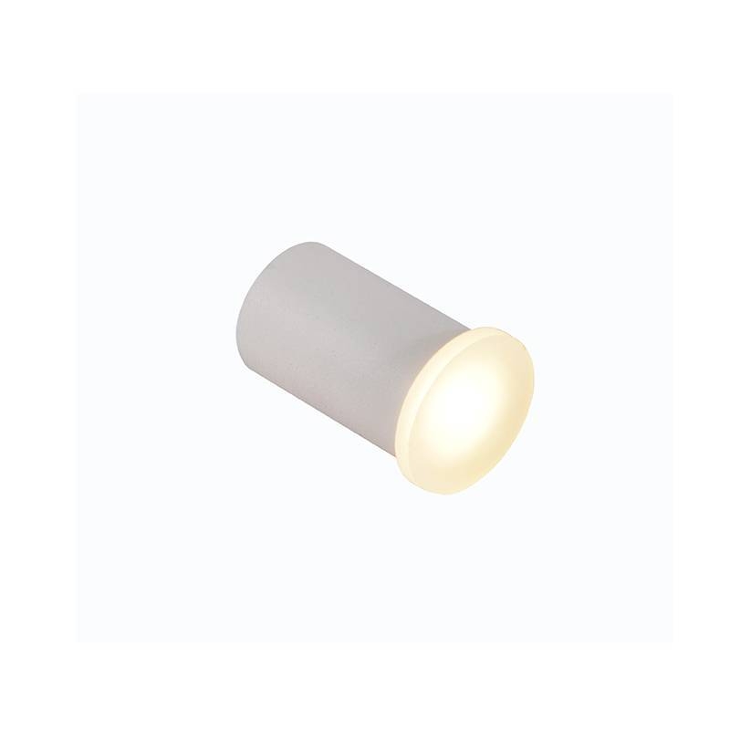 Balizador Nordecor Kinne Redondo Branco 1 watts 3000K IP65 Bivolt Ø35x54mm 6392