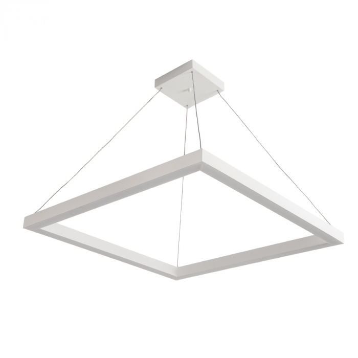 Pendente Usina Platz Slim Iluminação Indireta 32,8 watts 410x410x32mm 19406/41LED