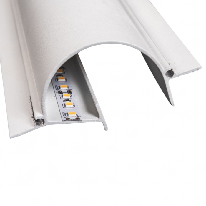 Sistema Linear Usina No Frame Fenda Branco (Somente Perfil) 83x40x2500mm 30660/2500
