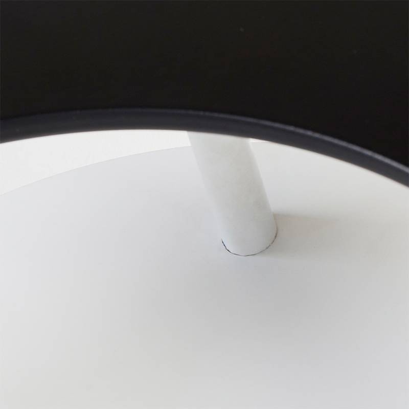 Arandela Nordecor Kote 12 watts 3000K Preto e Branco Bivolt Ø300mm 2755