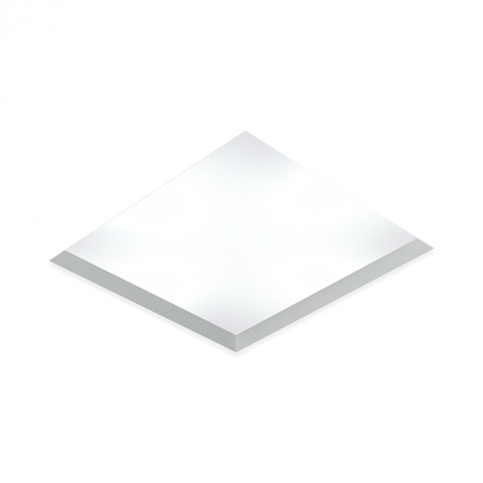 Plafon Embutido Usina No Frame Lés Branco Quadrado 2L E27 170X170X100mm 30100/16