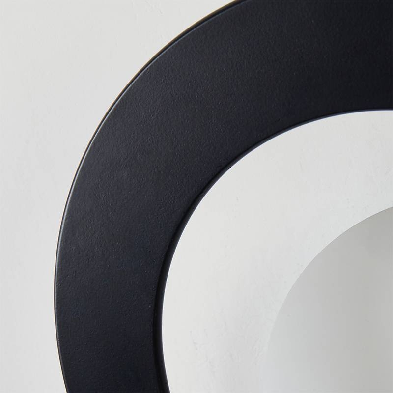 Arandela Nordecor Kote 12 watts 3000K Preto e Branco Bivolt Ø300mm 2755