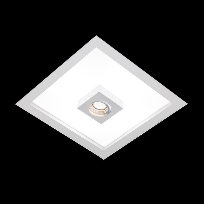 Embutido Usina Box Iluminação Central 4L E27 + 1L MR16 380x380x100mm 30300/38
