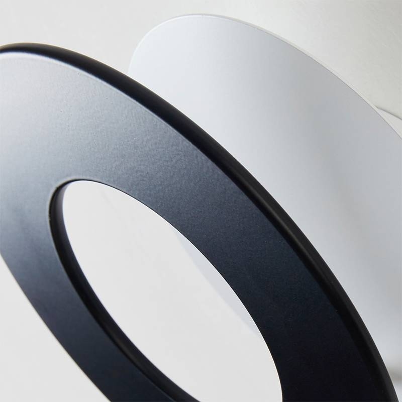 Arandela Nordecor Kote 7 watts 3000K Preto e Branco Bivolt Ø200mm 2754