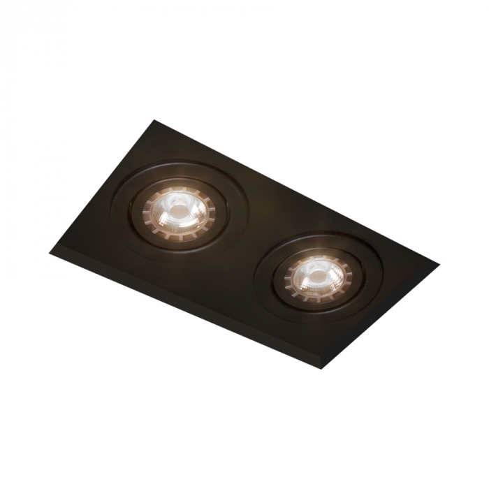 Embutido Usina No Frame Premium Quadrado 2L MR16 112X232X80mm 30215/25