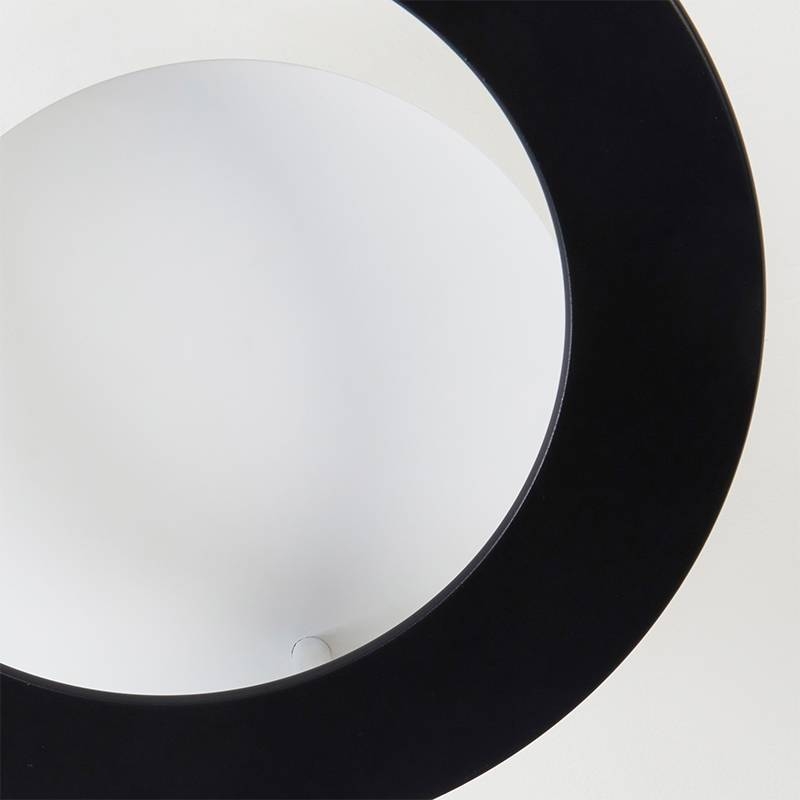 Arandela Nordecor Kote 12 watts 3000K Preto e Branco Bivolt Ø300mm 2755