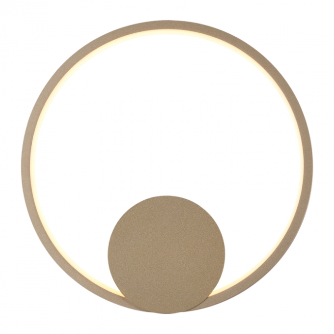 Arandela/ Plafon Usina Imports Sunset Champagne 15 watts 3000K Bivolt Ø300X40mm UI20001/30CP-M