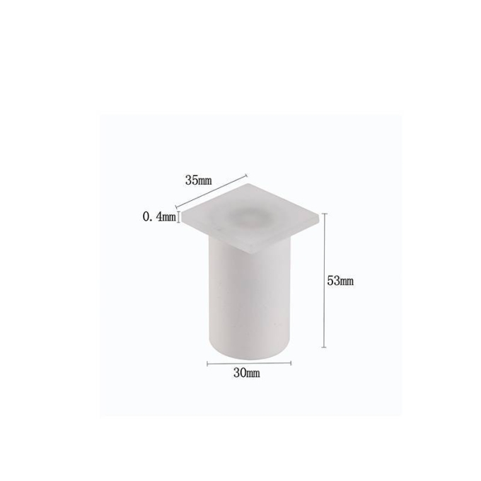Balizador Nordecor Kinne Quadrado Branco 1 watts 3000K IP65 Bivolt 53x35x35mm 6391