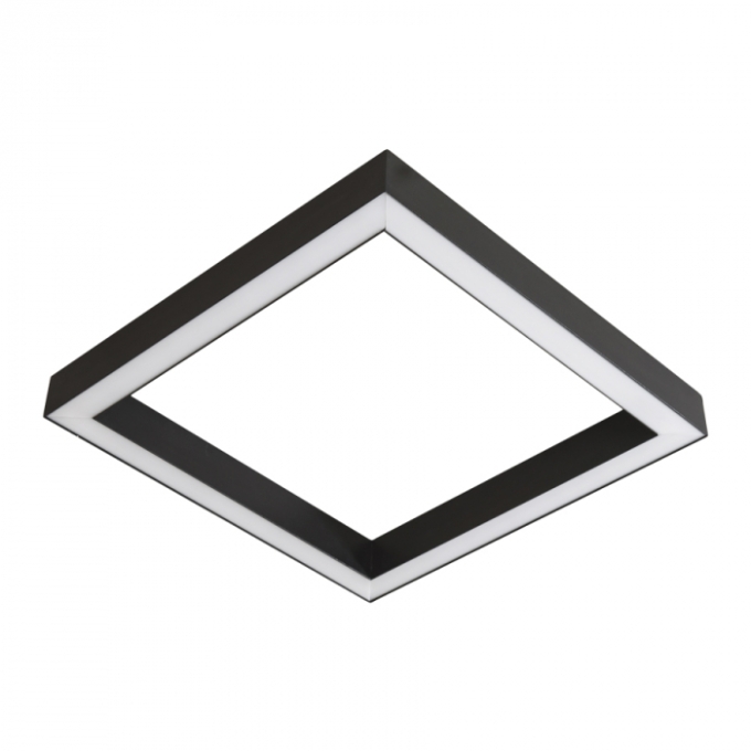 Plafon Usina Turim Quadrado 58 watts Bivolt 600x600x44mm 19530/60