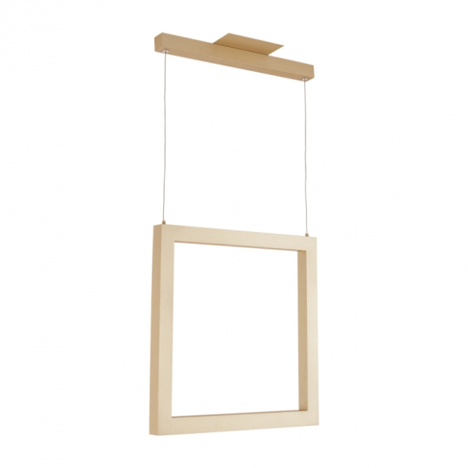 Pendente Usina Cadre Slim Iluminação Central 24,4 watts 325x325x24mm 19432/32LED