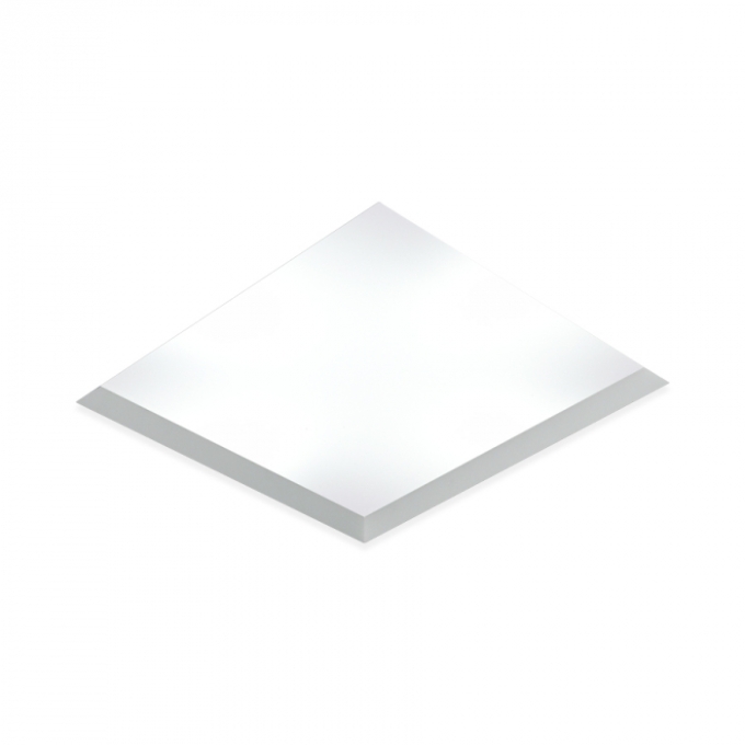 Plafon Embutido Usina No Frame Lés Branco Quadrado 8L E27 470X470X100mm 30100/50